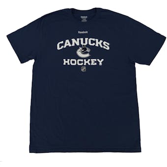 Vancouver Canucks Reebok Navy The New SLD Tee Shirt (Adult S)