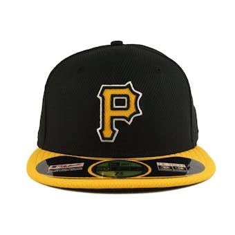 Pittsburgh Pirates New Era Diamond Era 59Fifty Fitted Black & Yellow Hat