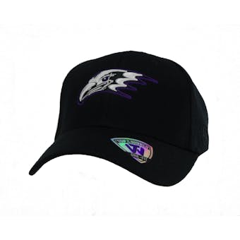 Niagara Purple Eagles Top Of The World Premium Collection Black One Fit Flex Hat (Adult One Size)