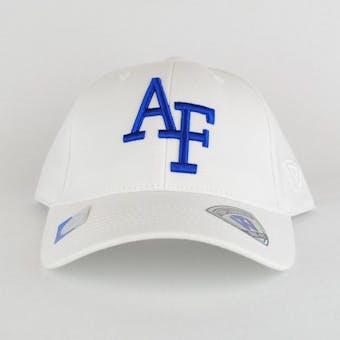 Air Force Falcons Top Of The World Premium Collection White One Fit Flex Hat (Adult One Size)