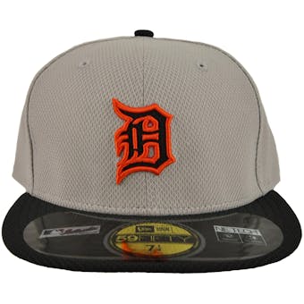 Detroit Tigers New Era Grey Diamond Era 59Fifty Fitted Hat (7 3/8)