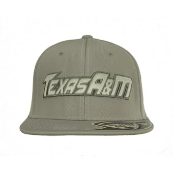 Texas A&M Aggies Top Of The World Razor Grey One Fit Flex Hat (Adult One Size)