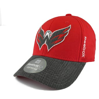 Washington Capitals Reebok Red Travel and Training Fitted Hat