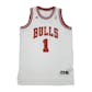 Chicago Bulls Derrick Rose Adidas White Swingman #1 Jersey (Adult XL)