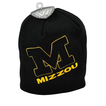 Missouri Tigers Top Of The World Black Frigid Team Name Knit Hat (Adult One Size)