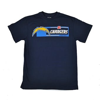 San Diego Chargers Majestic Navy Critical Victory VII Tee Shirt (Adult L)