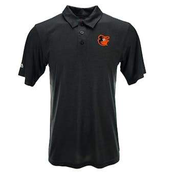 Baltimore Orioles Majestic Charcoal Changeup Swing Polo