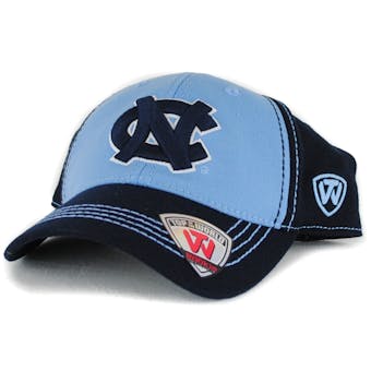 North Carolina Tar Heels Top Of The World Haymaker Two Tone Navy One Fit Hat (Youth One Size)