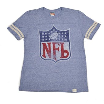 Junk Food NFL Shield Light Blue Tee Shirt (Adult L)