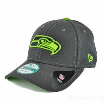 Seattle Seahawks New Era 9Forty Gray League Pop Adjustable Hat (Adult One Size)