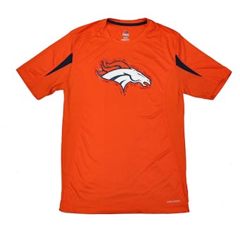 Denver Broncos Majestic Orange Fanfare VII Performance Synthetic Tee Shirt