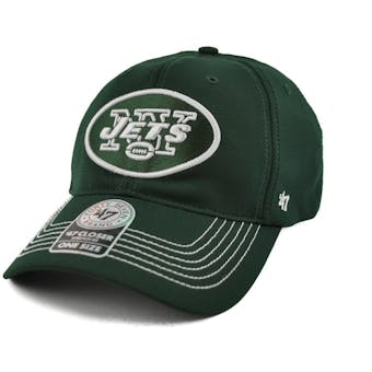 New York Jets '47 Brand Dark Green Game Time 47 Closer Stretch Fit Hat (Adult One Size)