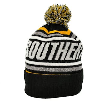 Southern Mississippi Top Of The World Black Stryker Cuffed Pom Knit Hat (Adult One Size)