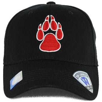 New Mexico Lobos Top Of The World Premium Collection Black One Fit Flex Hat (Adult One Size)