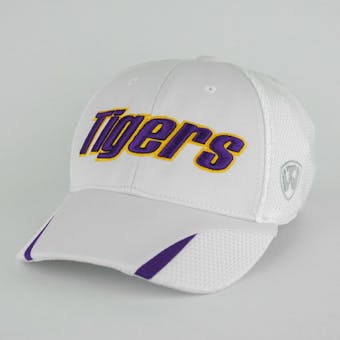 LSU Tigers Top Of The World Condor White One Fit Flex Hat (Adult One Size)