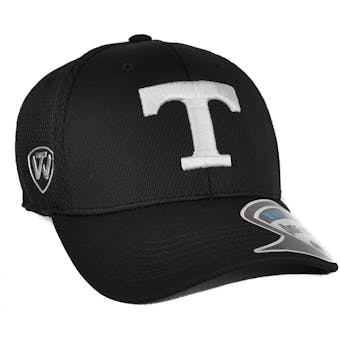 Tennessee Volunteers Top Of The World Ultrasonic Black One Fit Flex Hat (Adult One Size)
