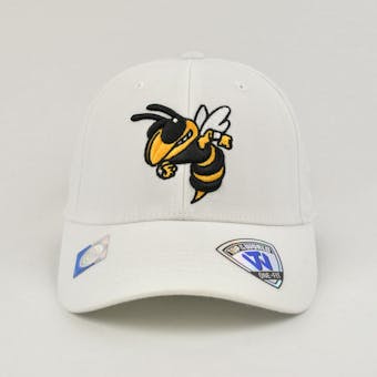 Georgia Tech Yellow Jackets Top Of The World Premium Collection White One Fit Flex Hat (Adult One Size)