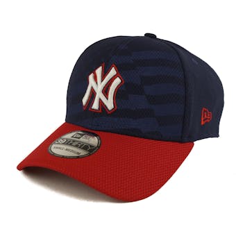 New York Yankees New Era Navy 39Thirty Stars & Stripes Flex Fit Hat (Adult L/XL)