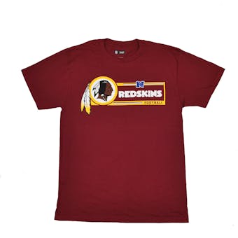 Washington Redskins Majestic Maroon Critical Victory VII Tee Shirt (Adult L)