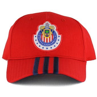 C.D. Guadalajara Adidas Chivas Red Adjustable Club Hat (Adult One Size)