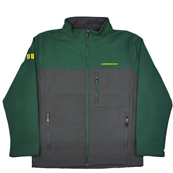 Oregon Ducks Colosseum Forest Green & Grey Yukon II Full Zip Jacket (Adult L)