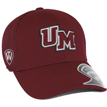 Massachusetts (UMass) Minutemen Top Of The World Resurge Maroon One Fit Flex Hat (Adult One Size)