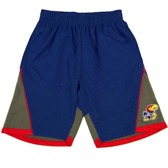 Kansas Jayhawks Colosseum Royal Blue Switchback Shorts (Adult L)