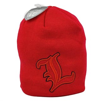 Louisville Cardinals Top Of The World Red Frigid Team Logo Knit Hat (Adult One Size)