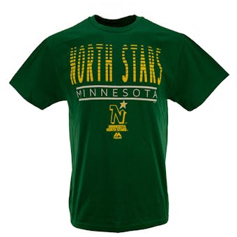 Minnesota North Stars Majestic Green Long Change Tee Shirt