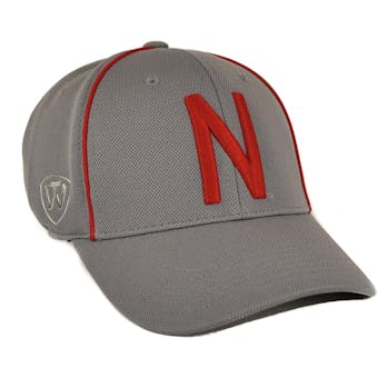 Nebraska Cornhuskers Top Of The World Charcoal Grey One Fit Flex Hat (Adult One Size)