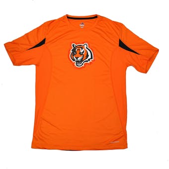 Cincinnati Bengals Majestic Orange Fanfare VII Performance Synthetic Tee Shirt (Adult XL)