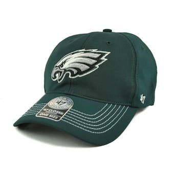 Philadelphia Eagles '47 Brand Green Game Time 47 Closer Stretch Fit Hat (Adult One Size)