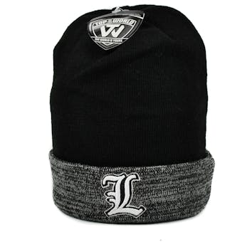 Louisville Cardinals Top Of The World Black & Gray Quasi Cuffed Knit Hat (Adult One Size)
