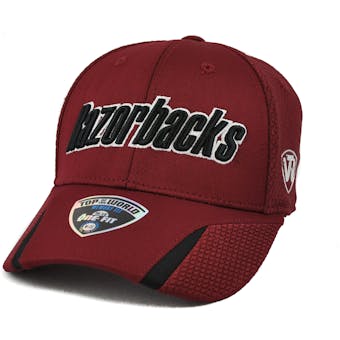 Arkansas Razorbacks Top Of The World Condor Maroon One Fit Flex Hat (Adult One Size)