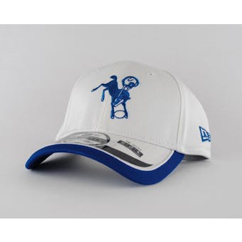 Indianapolis Colts New Era White Team Colors 39Thirty On Field Fitted Hat (Adult M/L)