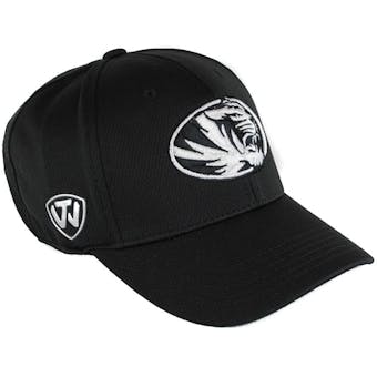 Missouri Tigers Top Of The World Ultrasonic Black One Fit Flex Hat (Adult One Size)
