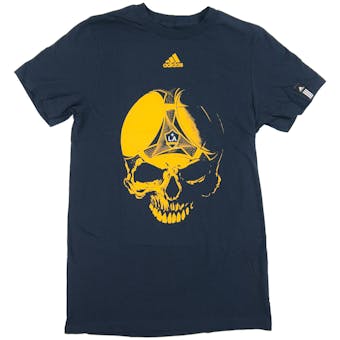 Los Angeles Galaxy Adidas Navy Go To Skull Tee Shirt (Adult L)