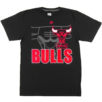 Chicago Bulls Majestic Black Success Isn't Given Tee Shirt (Adult XL)