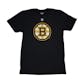 Boston Bruins #22 Shawn Thornton Reebok Black Name & Number Tee Shirt (Adult L)