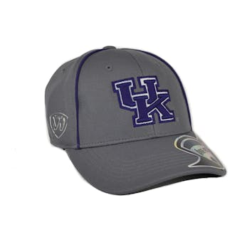 Kentucky Wildcats Top Of The World Linemen Charcoal Grey One Fit Flex Hat (Adult One Size)