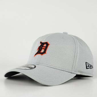 Detroit Tigers New Era Grey 39Thirty Double Timer Flex Fit Hat (Adult L/XL)