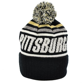 Pittsburgh Panthers Top Of The World Navy Stryker Cuffed Pom Knit Hat (Adult One Size)