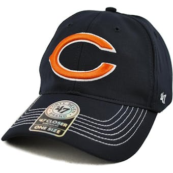 Chicago Bears '47 Brand Navy Game Time 47 Closer Stretch Fit Hat (Adult One Size)