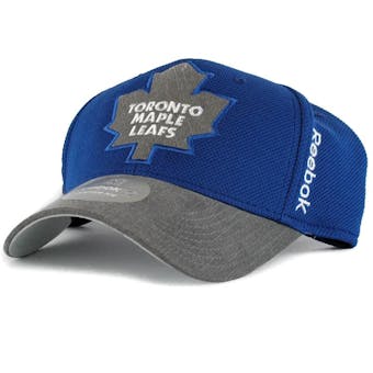Toronto Maple Leafs Reebok Blue Playoffs Cap Flex Fitted Hat (Adult L/XL)