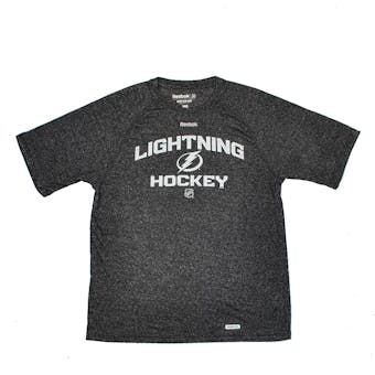 Tampa Bay Lightning Reebok Grey Speedwick Performance Tee Shirt