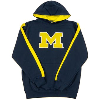 Michigan Wolverines Colosseum Navy Youth Rally Pullover Hoodie (Youth L)