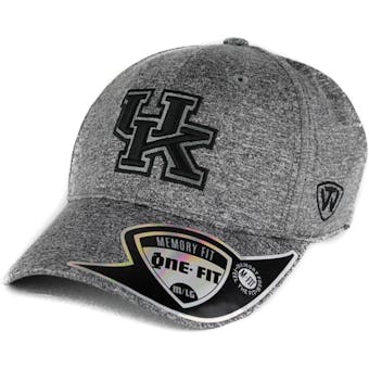 Kentucky Wildcats Top Of The World Steam Heather Grey One Fit Flex Hat (Adult One Size)
