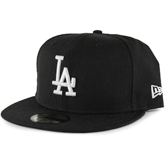 Los Angeles Dodgers New Era 59Fifty Fitted Black Hat (7 5/8)