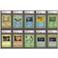 Pokemon Base Set 1st Edition Shadowless Complete Common/Uncommon 23-69 and 80-102/102 PSA 9 Set