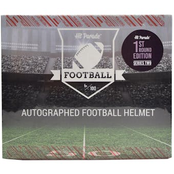 2019 Hit Parade Autographed FS Football Helmet 1ST ROUND EDITION Hobby Box - Series 2 - Mahomes & Luck!!!